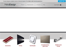Tablet Screenshot of metalmd.com.br